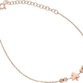 Glorria DT0543 Gümüş Yaprak Halhal