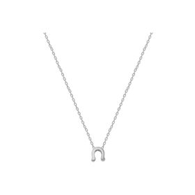 Glorria DT0556 Nal Şans Gümüş Kadın Kolye