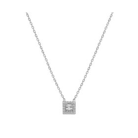 Glorria DT0567 Tektaş Gümüş Kadın Kolye