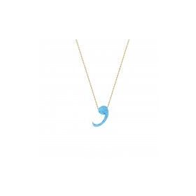 Glorria DU0080 Altın Opal Vav Kadın Kolye