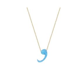 Glorria DU0080 Altın Opal Vav Kadın Kolye