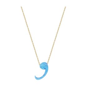 Glorria DU0080 Altın Opal Vav Kadın Kolye