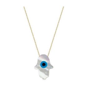 Glorria DU0086 Altın Opal Fatmanın Eli Kadın Kolye