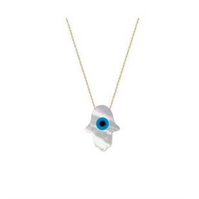 Glorria DU0086 Altın Opal Fatmanın Eli Kadın Kolye