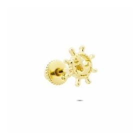 Glorria Dümen Helix 14 Ayar Altın Piercing