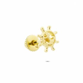 Glorria Dümen Helix 14 Ayar Altın Piercing
