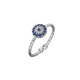 Glorria EG0364 Kadın Nazar Gümüş Yüzük