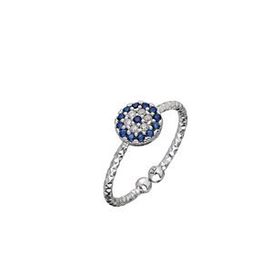 Glorria EG0364 Kadın Nazar Gümüş Yüzük