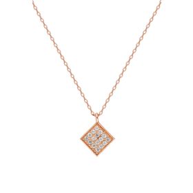 Glorria EG0435 Geometrik Gümüş Kolye
