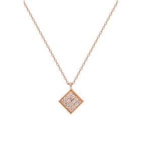 Glorria EG0435 Geometrik Gümüş Kolye