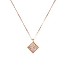 Glorria EG0435 Geometrik Gümüş Kolye