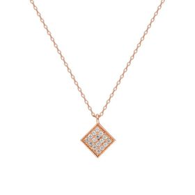 Glorria EG0435 Geometrik Gümüş Kolye