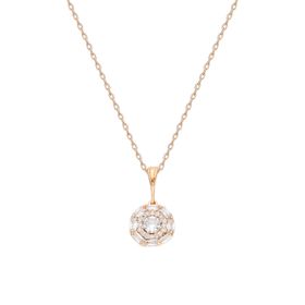 Glorria EG0476 Baget Taşlı Gümüş Kadın Kolye