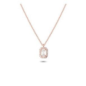 Glorria EG0476 Baget Taşlı Gümüş Kadın Kolye