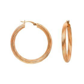 Glorria ES0153 3 Cm Burgu Halka Kadın Gümüş Küpe
