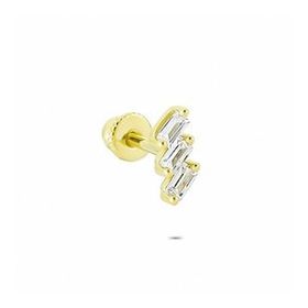 Glorria Geometrik Helix 14 Ayar Altın Piercing