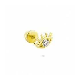 Glorria Göz Helix 14 Ayar Altın Piercing