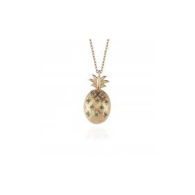 Glorria Gümüş Ananas Kolye