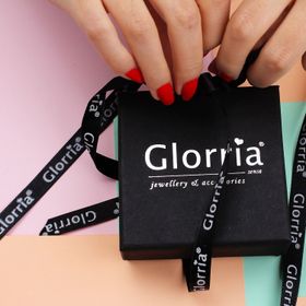 Glorria Gümüş Baget Taşlı Yuvarlak Kolye
