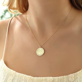 Glorria Gümüş Başak Burcu Kolye