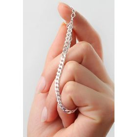 Glorria Gurmet Zincir 925 Ayar Gümüş Bileklik