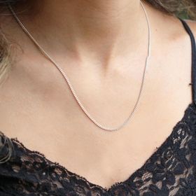 Glorria Gurmet Zincir 925 Ayar Gümüş Kolye