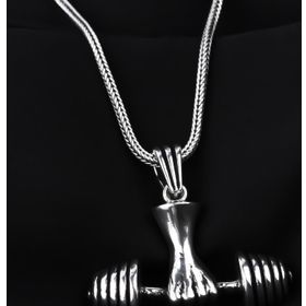 Glorria Halter 925 Ayar Erkek Gümüş Kolye