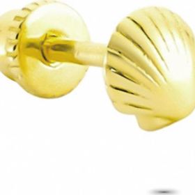 Glorria İstiridye Helix 14 Ayar Altın Piercing