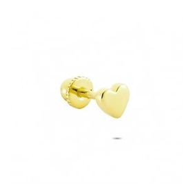 Glorria Kalp Helix 14 Ayar Altın Piercing