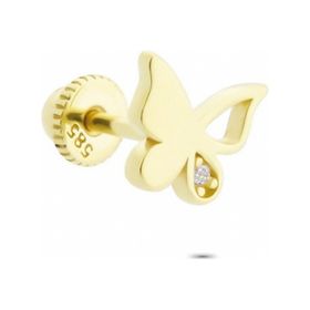 Glorria Kelebek Helix 14 Ayar Altın Piercing