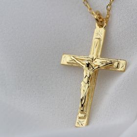 Glorria Kişiye Özel İsimli Haç Gümüş Kolye