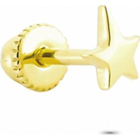 Glorria Kutup Yıldızı Helix 14 Ayar Altın Piercing