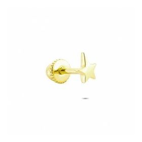 Glorria Kutup Yıldızı Helix 14 Ayar Altın Piercing