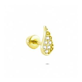 Glorria Melek Kanadı Helix 14 Ayar Altın Piercing