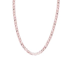 Glorria Rose Barlı Zincir 925 Ayar Gümüş Kolye