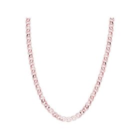 Glorria Rose Barlı Zincir 925 Ayar Gümüş Kolye
