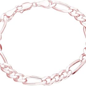 Glorria Rose Figaro Zincir 925 Ayar Gümüş Bileklik