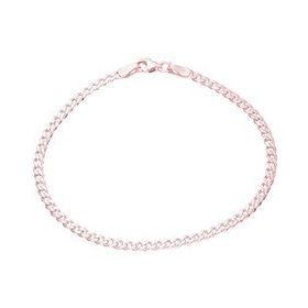 Glorria Rose Gurmet Zincir 925 Ayar Gümüş Bileklik