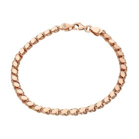Glorria Rose Pullu Zincir 925 Ayar Gümüş Bileklik