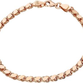 Glorria Rose Pullu Zincir 925 Ayar Gümüş Bileklik