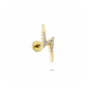 Glorria Şimşek Helix 14 Ayar Altın Piercing