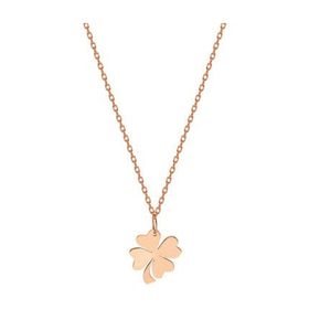 Glorria SV0049 Rose Altın Yonca Kolye
