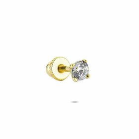 Glorria Tek Taş Helix 14 Ayar Altın Piercing