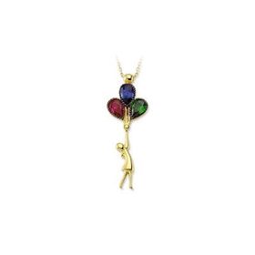 Glorria VK0265 Altın Çocuk Balon Kolye