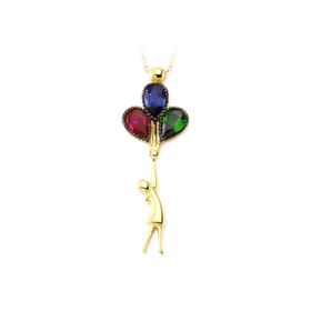 Glorria VK0265 Altın Çocuk Balon Kolye