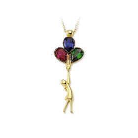 Glorria VK0265 Altın Çocuk Balon Kolye