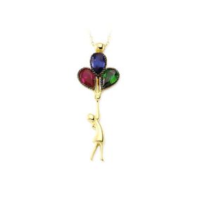 Glorria VK0265 Altın Çocuk Balon Kolye