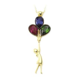 Glorria VK0265 Altın Çocuk Balon Kolye
