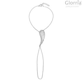Glorria VK1076 Kanat Gümüş Kadın Şahmeran