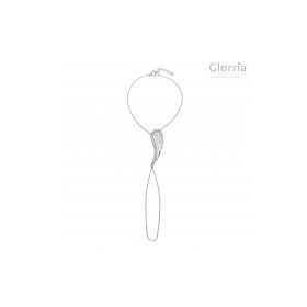 Glorria VK1076 Kanat Gümüş Kadın Şahmeran